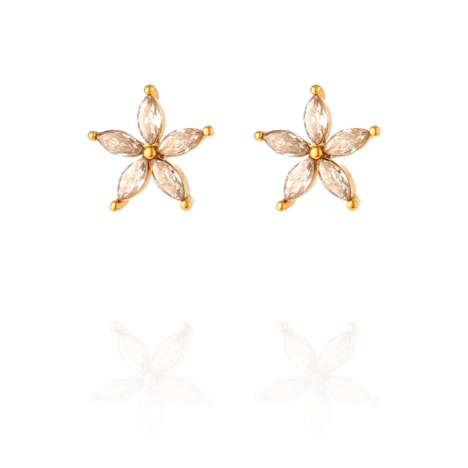 Isabella Leaf Studs