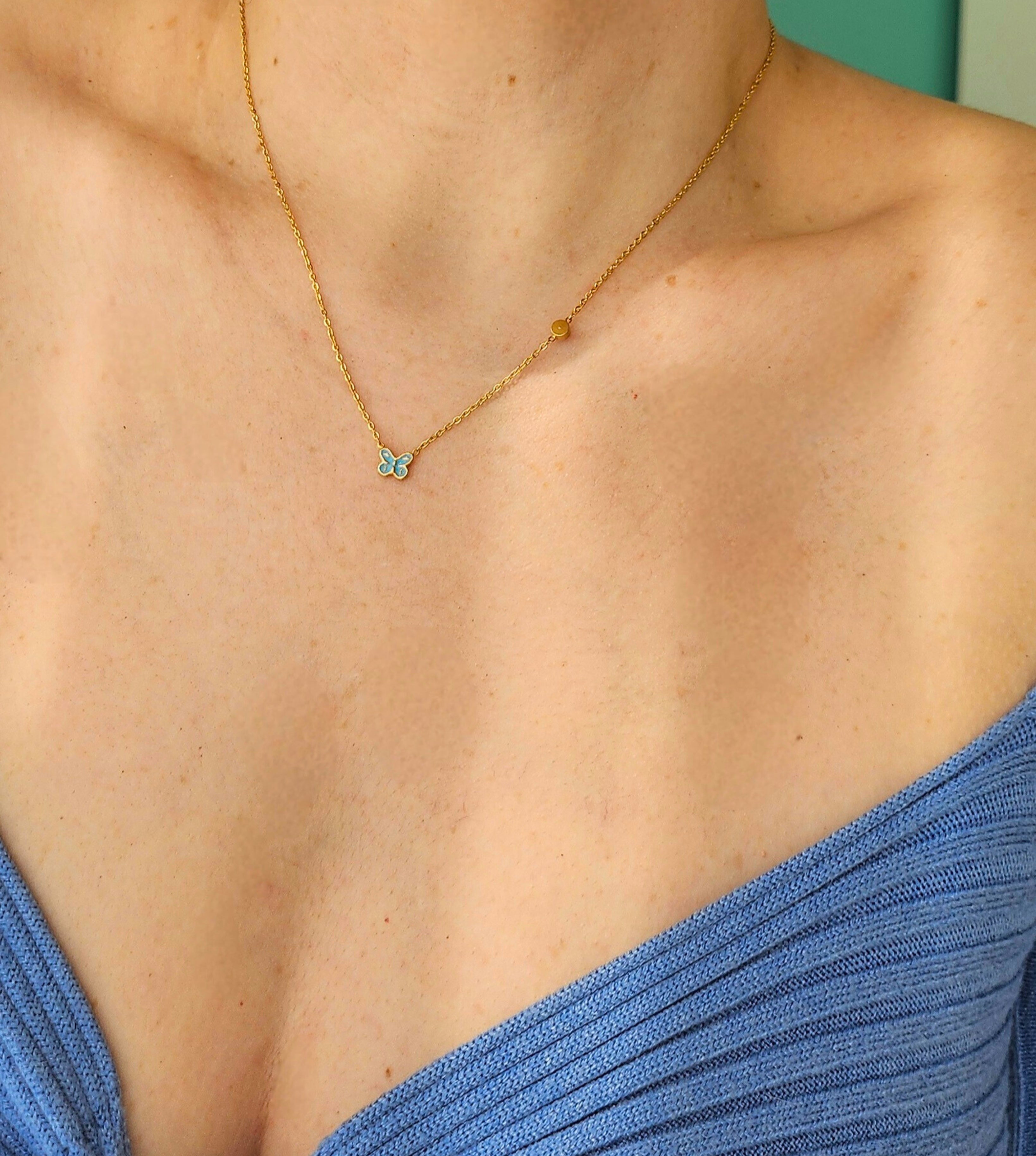 Luna | Butterfly Charm Necklace