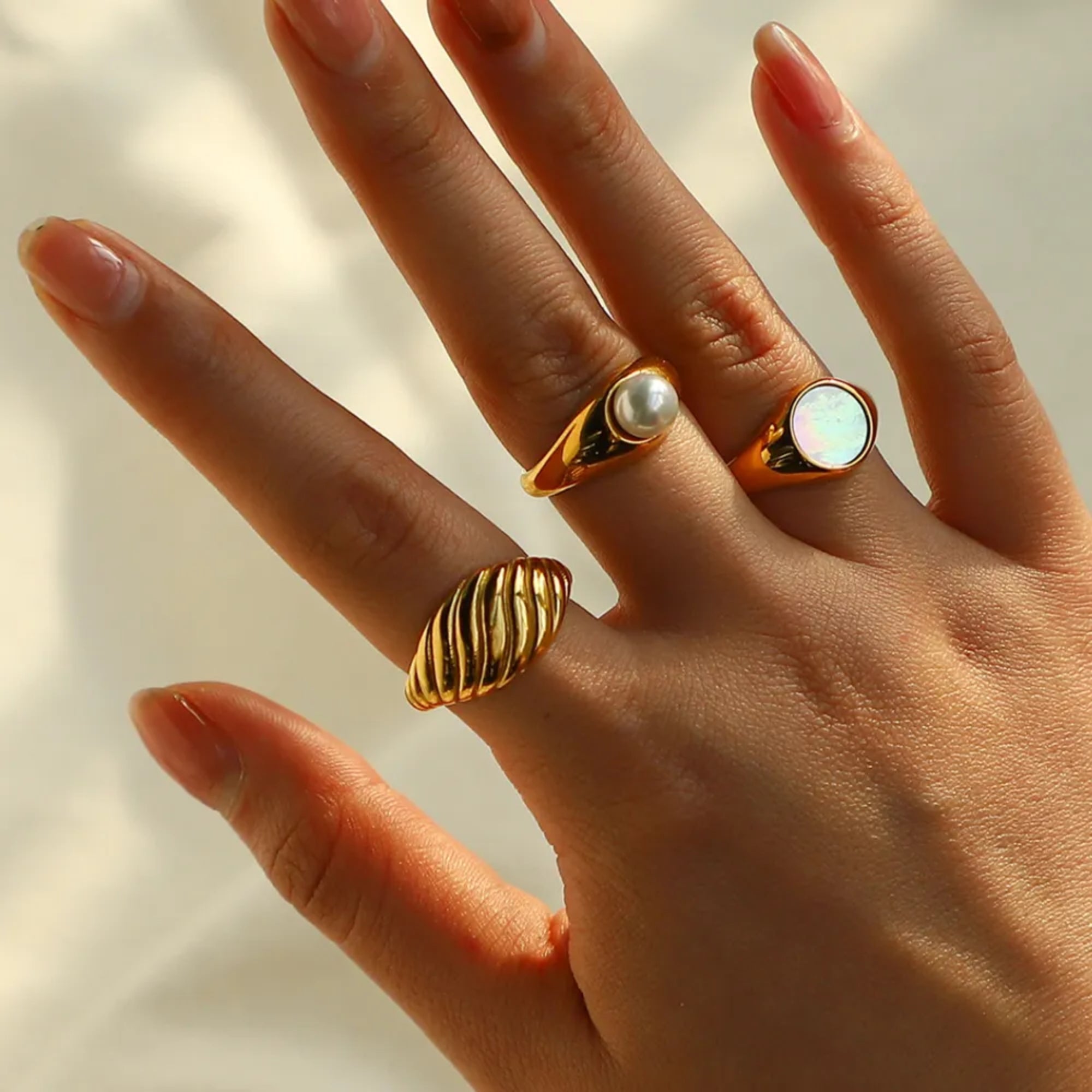 Liana Twisted Dome Ring