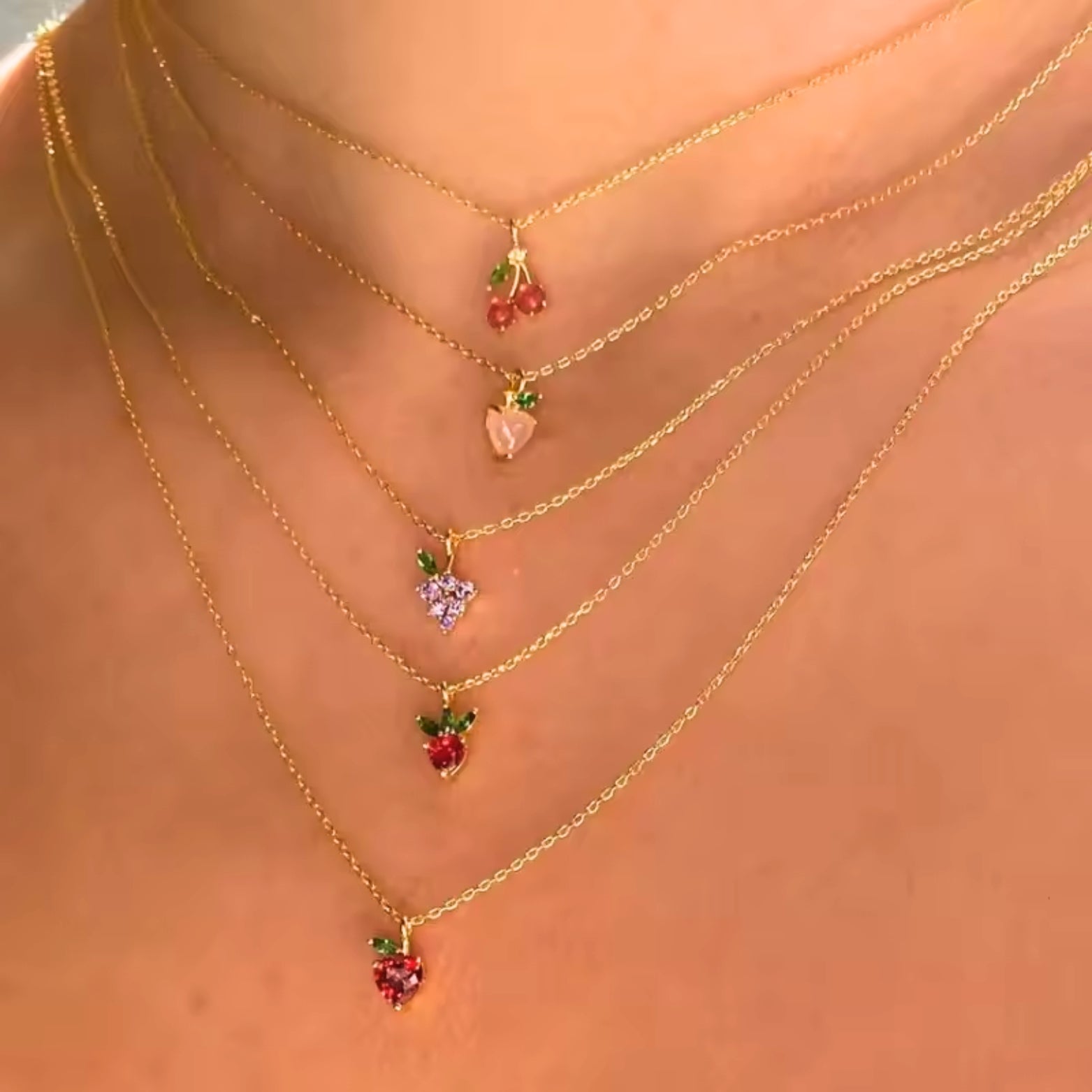 Aliaa | Fruit Charm Necklace