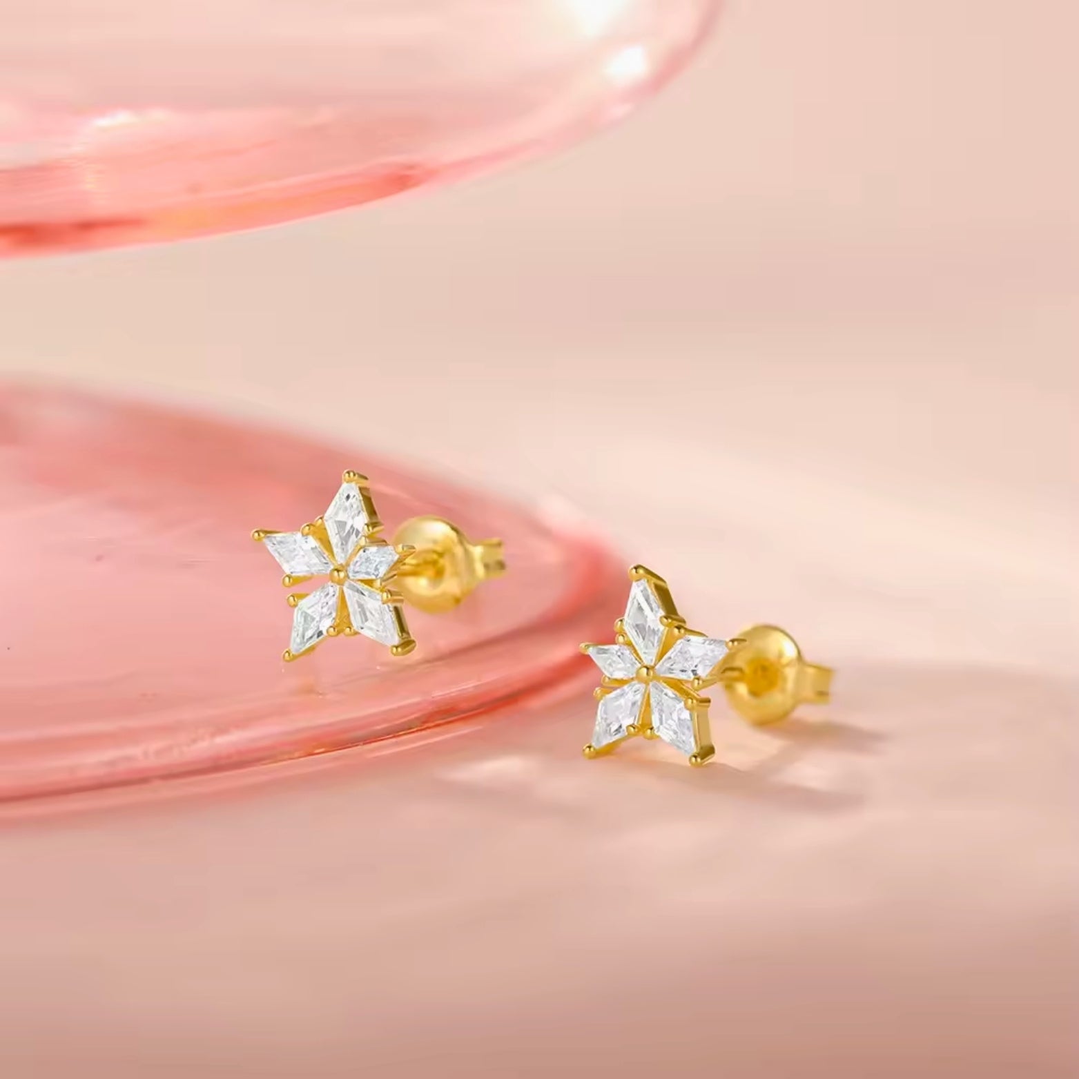 The Stellar Sparkle Stud Earrings | Sterling Silver