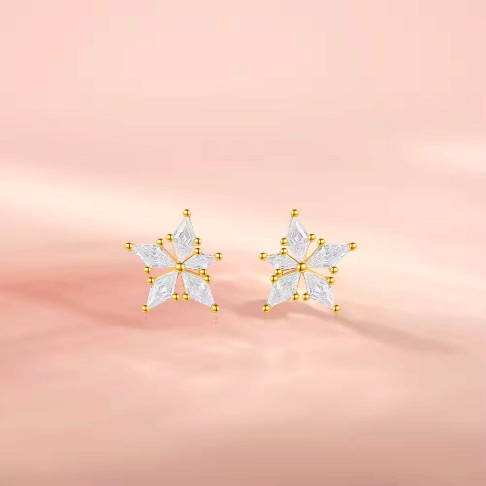 The Stellar Sparkle Stud Earrings | Sterling Silver