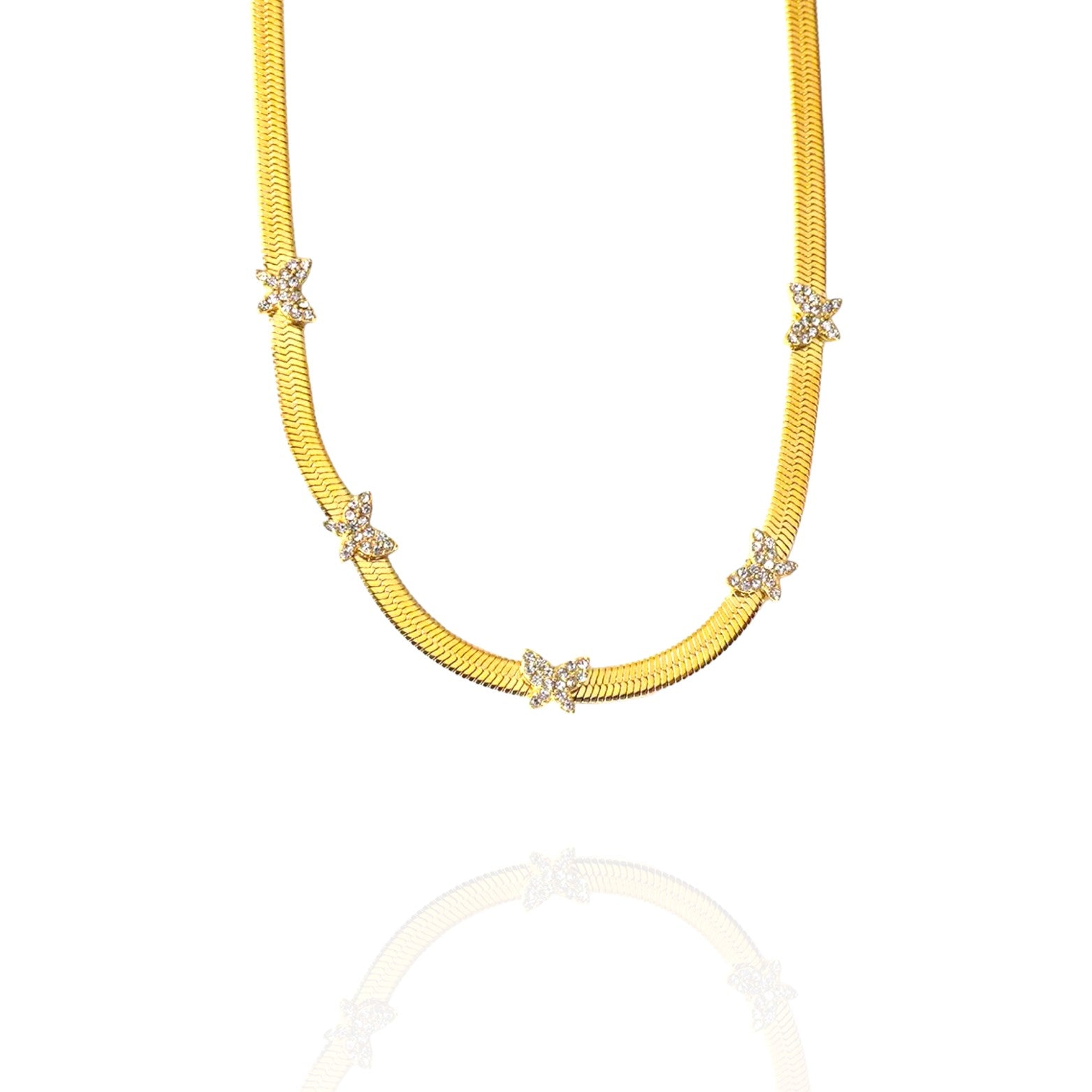 Mia | Zircon Butterfly Necklace