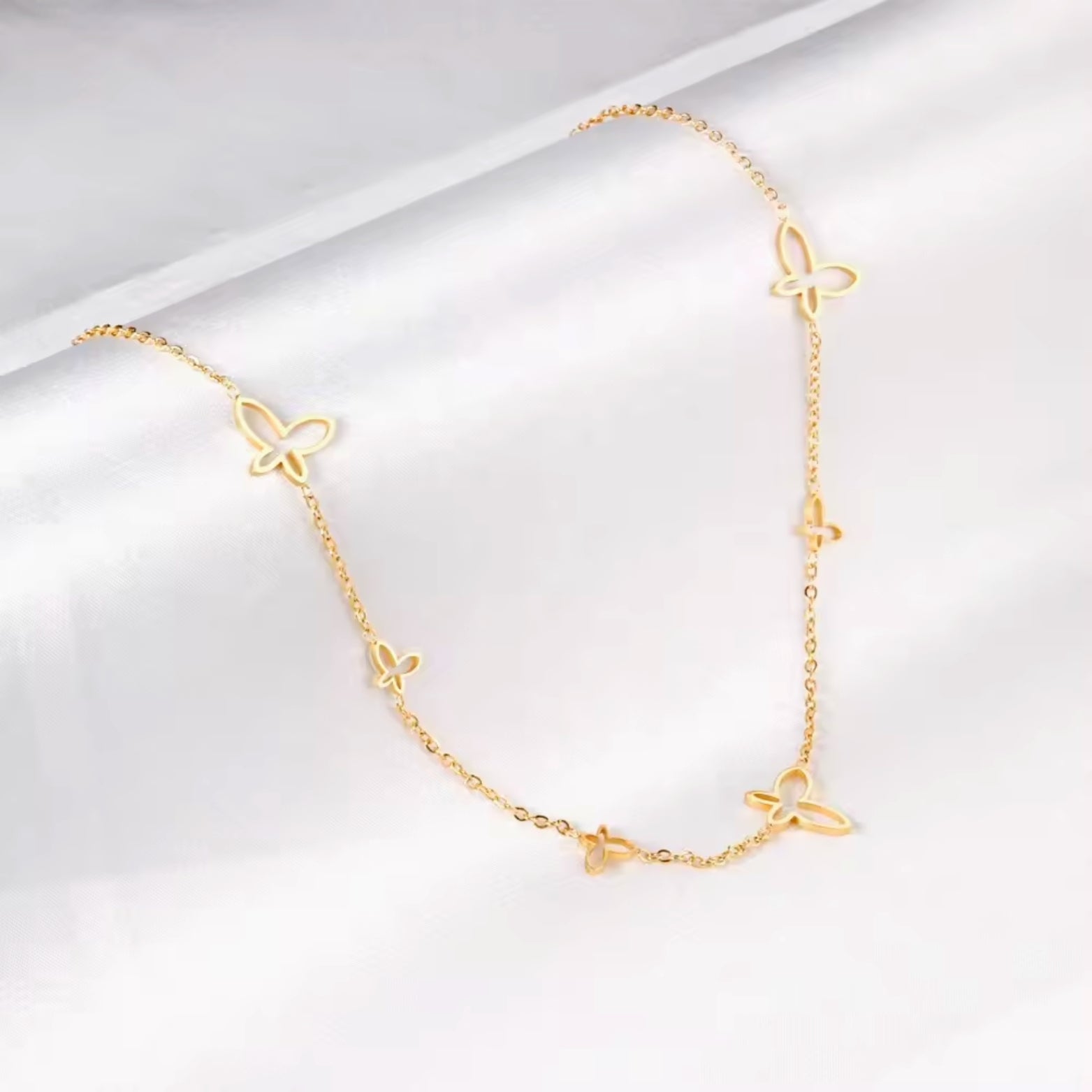Zoe | Butterfly Charm Necklace
