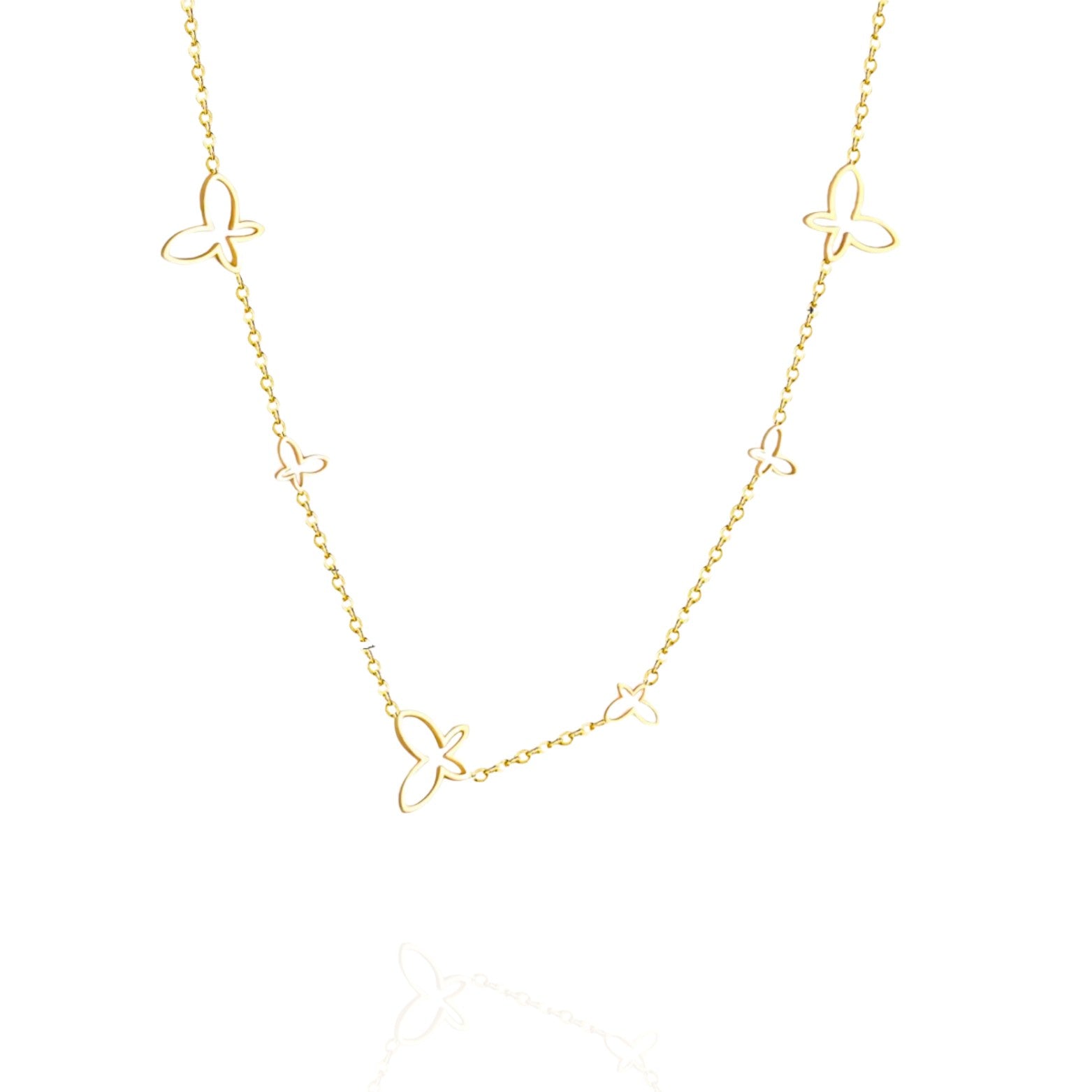 Zoe | Butterfly Charm Necklace