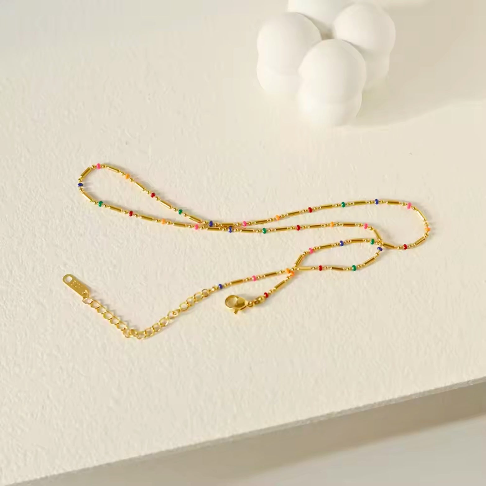 Bohemia | Enamel Mixed Chain Necklace