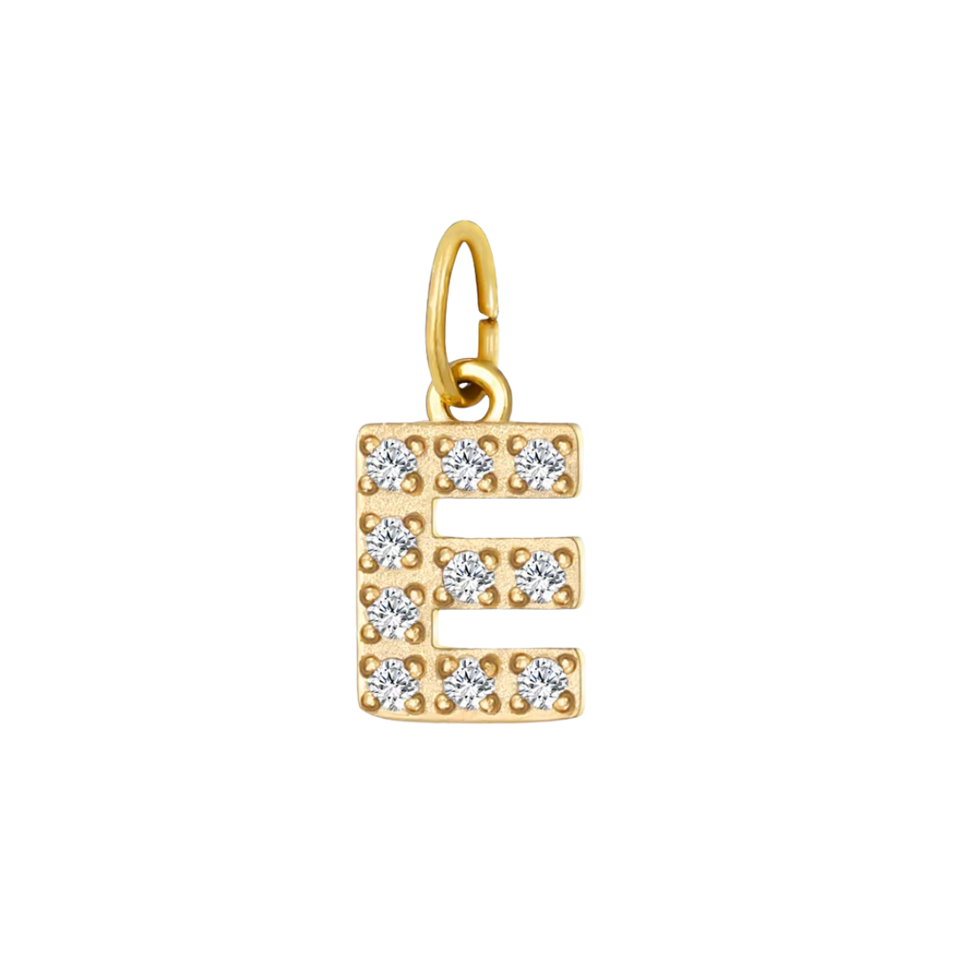 Mini Letters | Gold Plated Sparkling Charms