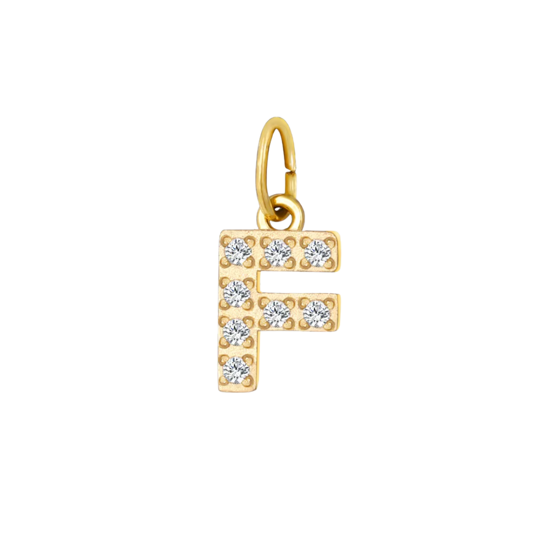 Mini Letters | Gold Plated Sparkling Charms