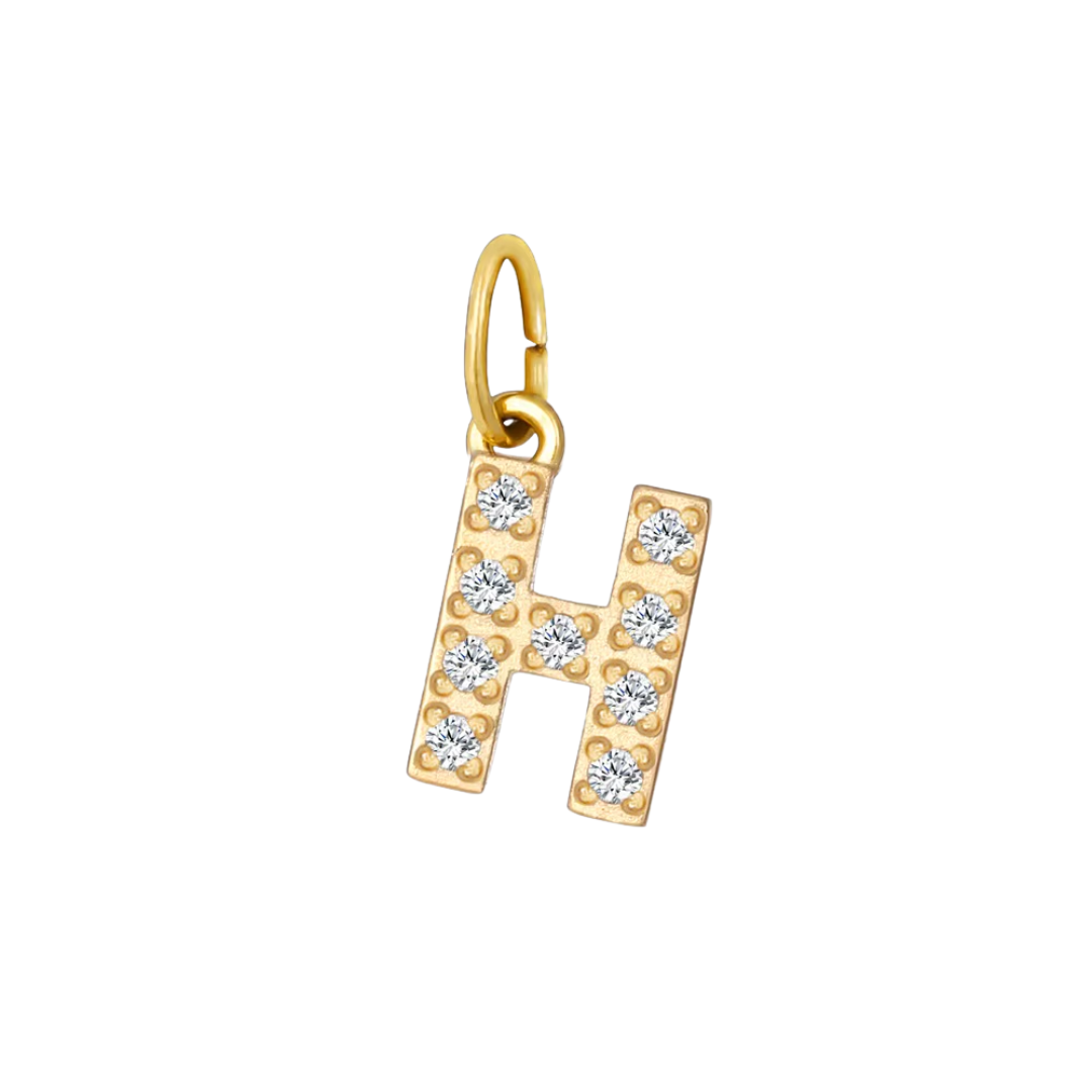 Mini Letters | Gold Plated Sparkling Charms
