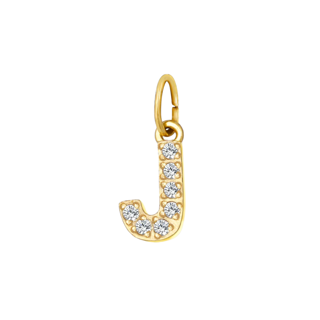 Mini Letters | Gold Plated Sparkling Charms