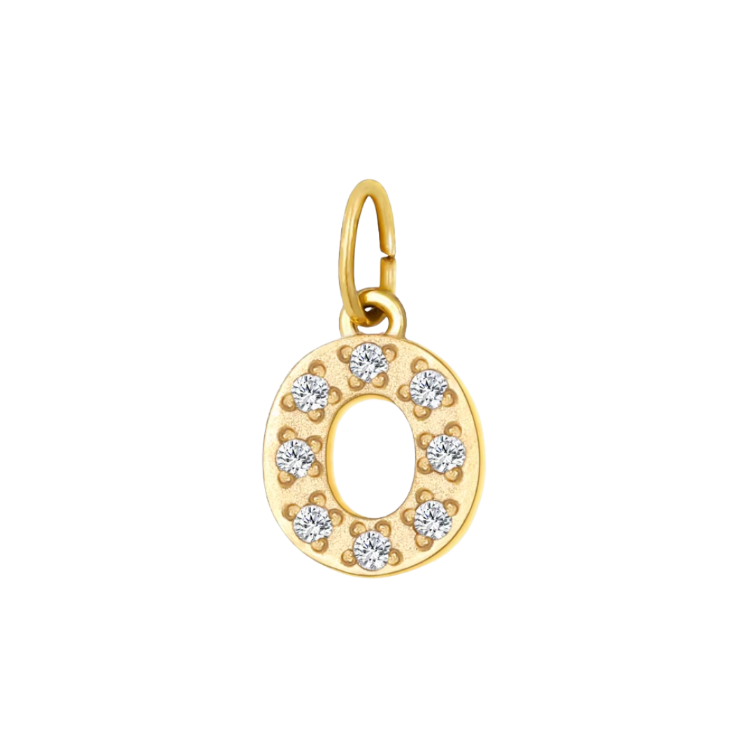 Mini Letters | Gold Plated Sparkling Charms