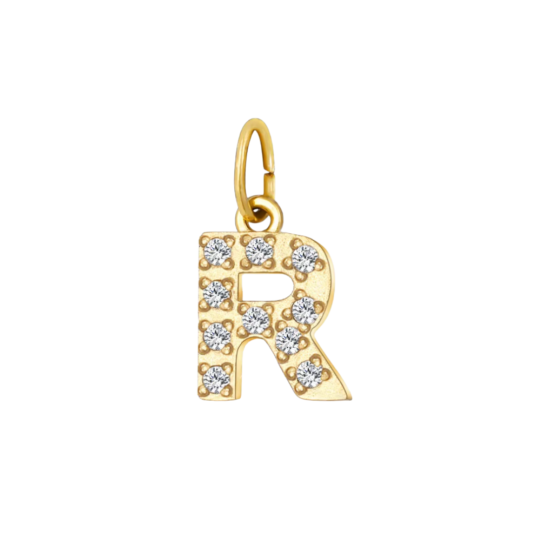Mini Letters | Gold Plated Sparkling Charms