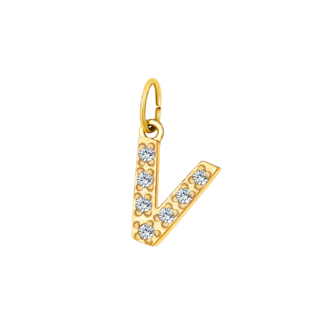 Mini Letters | Gold Plated Sparkling Charms