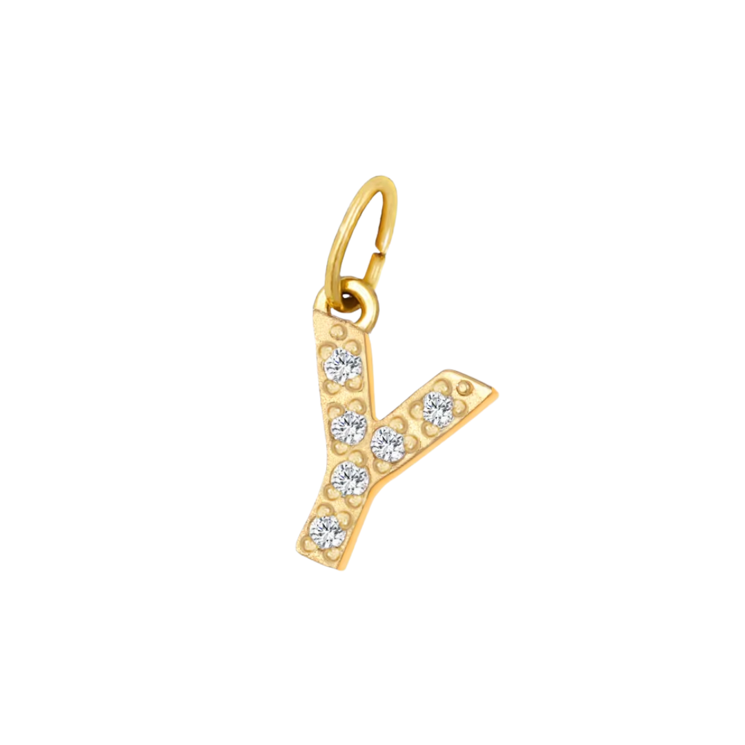Mini Letters | Gold Plated Sparkling Charms