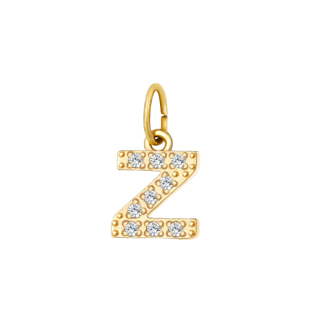 Mini Letters | Gold Plated Sparkling Charms
