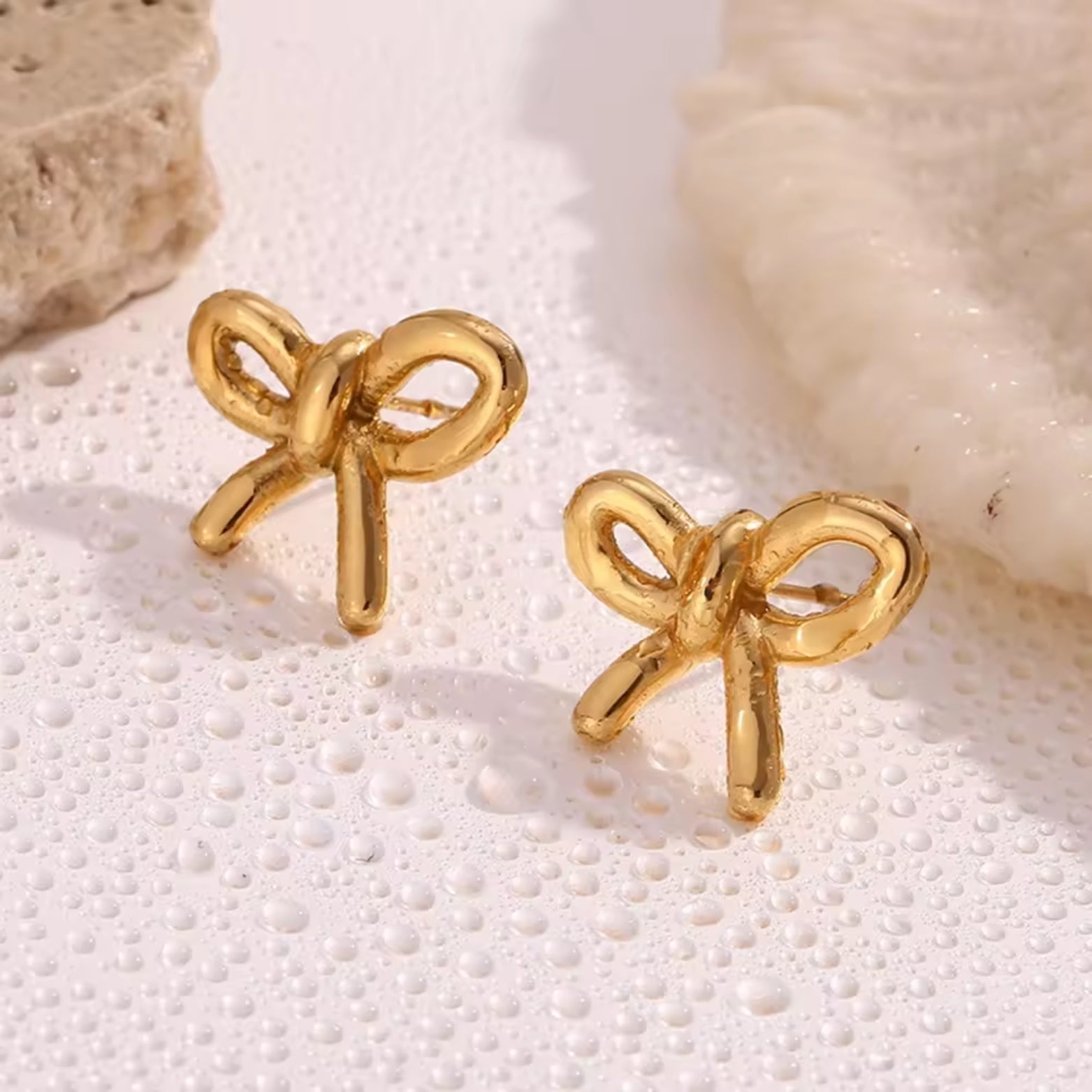 Bella | Bow Stud Earrings