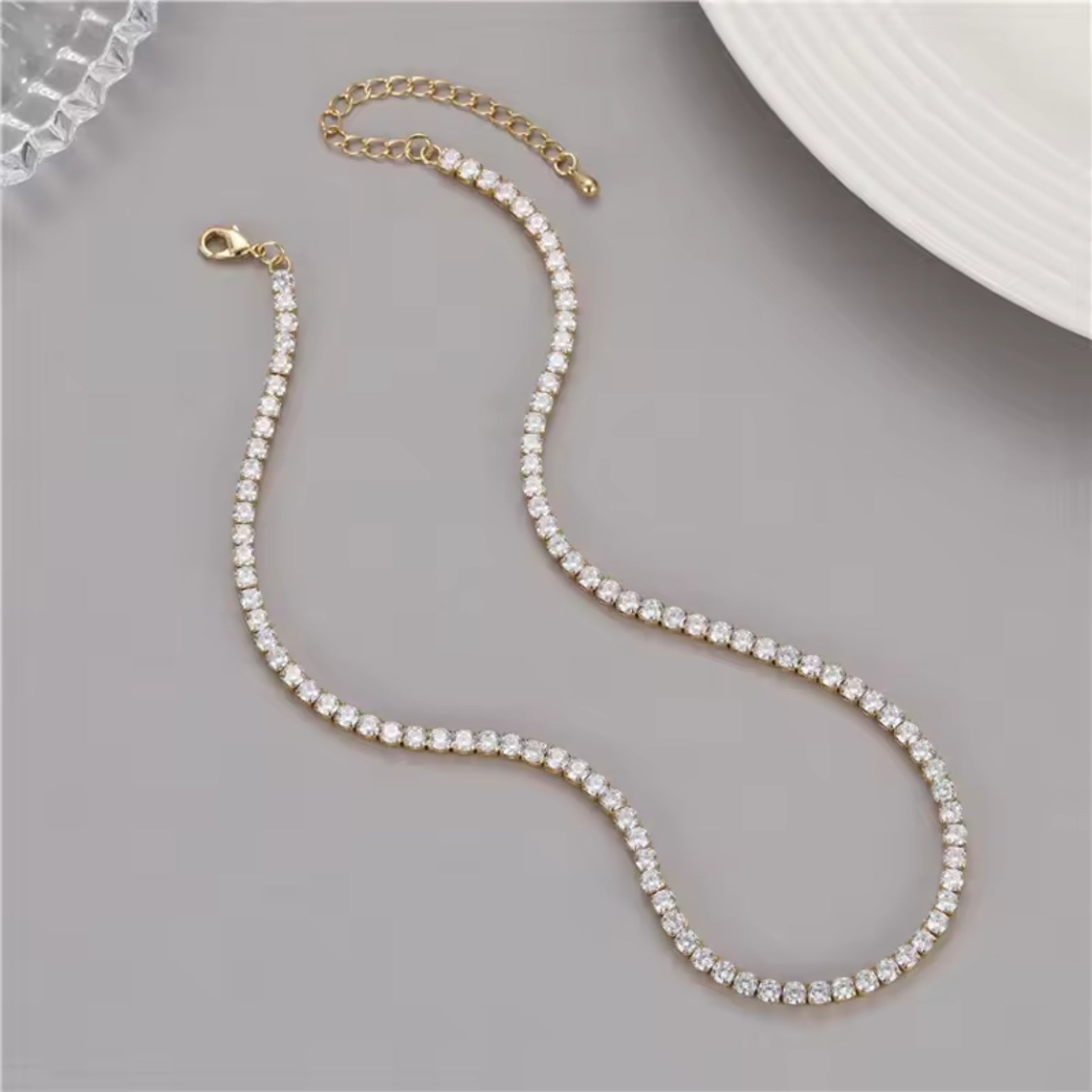 Clara | Zircon Tennis Necklace