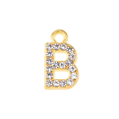 Mini Letters | Gold Plated Sparkling Charms