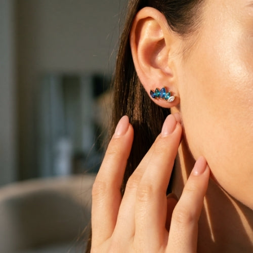 Azure Drift Studs
