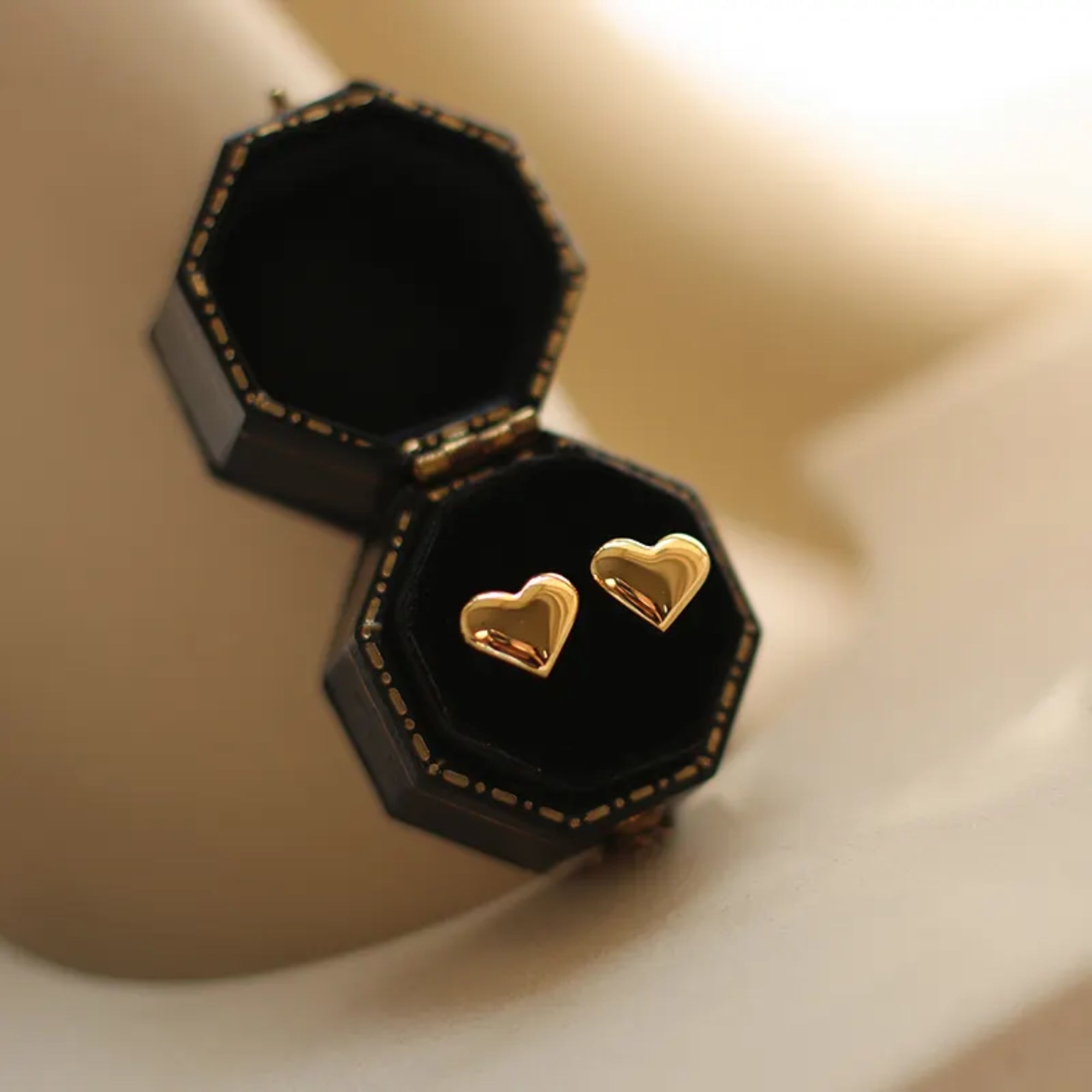 Heart Stud Earrings