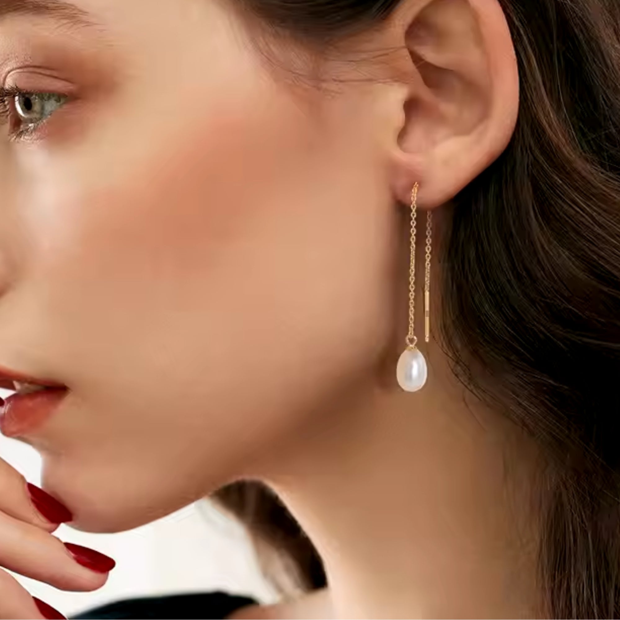 Celine Pearl Drop Earrings
