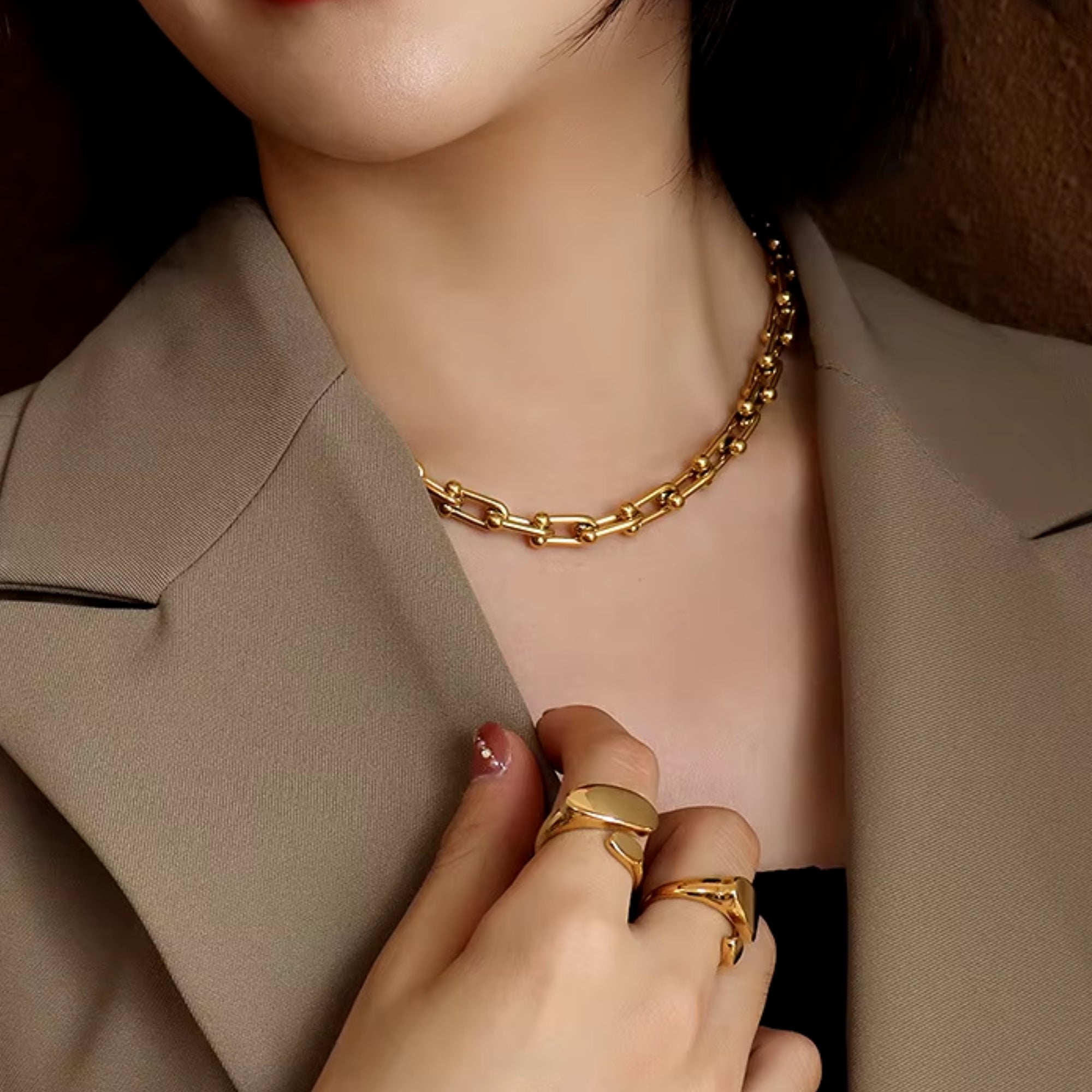 Aria U-Link Chain Necklace
