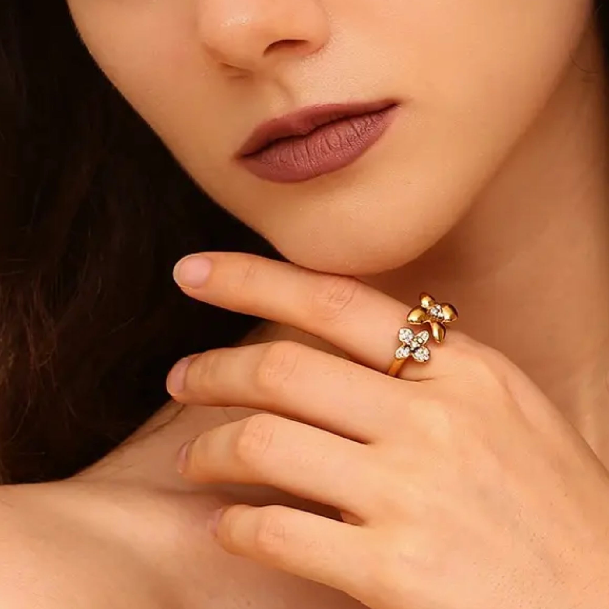 Liana Blossom Open Ring