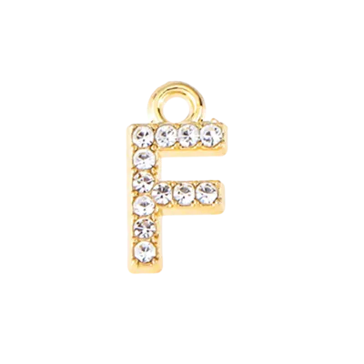 Mini Letters | Gold Plated Sparkling Charms