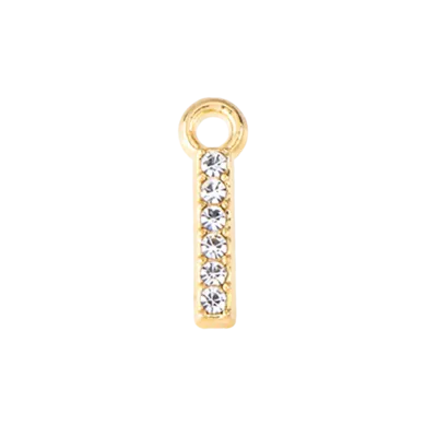 Mini Letters | Gold Plated Sparkling Charms