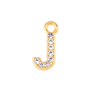Mini Letters | Gold Plated Sparkling Charms