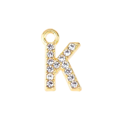 Mini Letters | Gold Plated Sparkling Charms