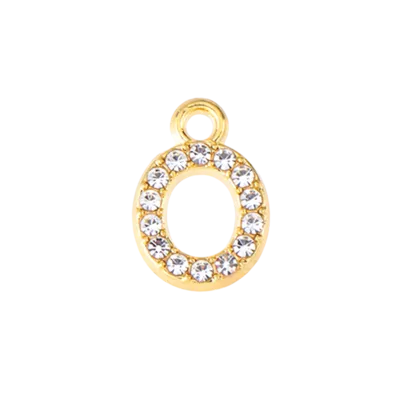 Mini Letters | Gold Plated Sparkling Charms