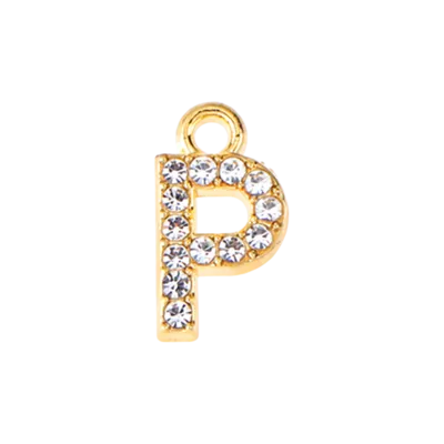 Mini Letters | Gold Plated Sparkling Charms