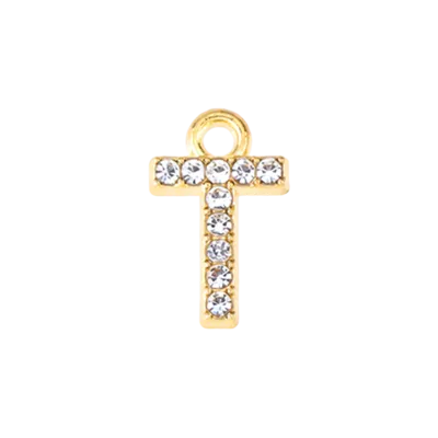 Mini Letters | Gold Plated Sparkling Charms