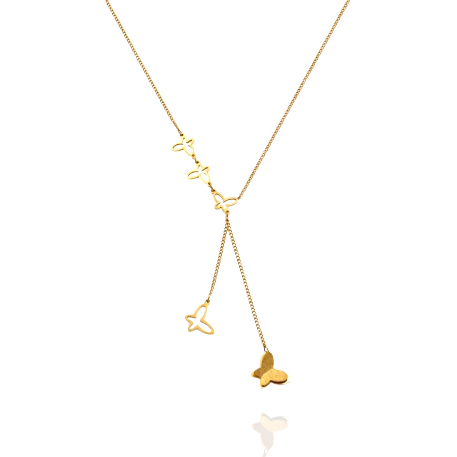 Lila | Layered Butterfly Necklace