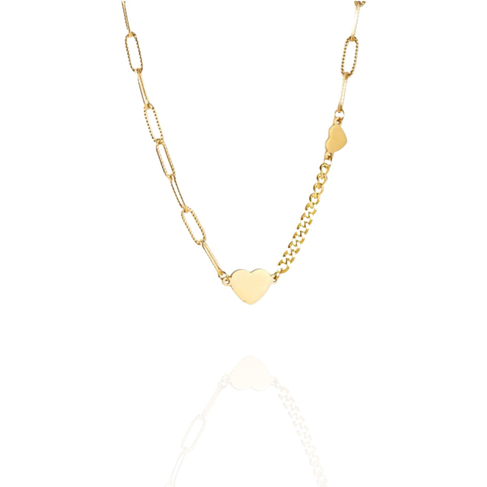 Bella | Heart Chain Necklace