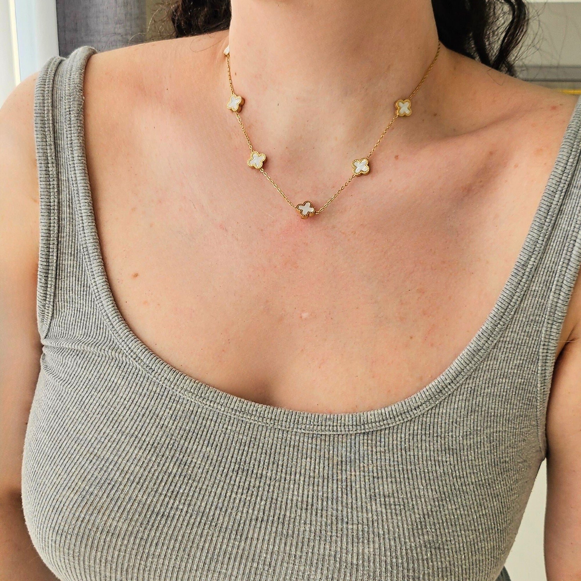 Athena | Clover Charm Necklace