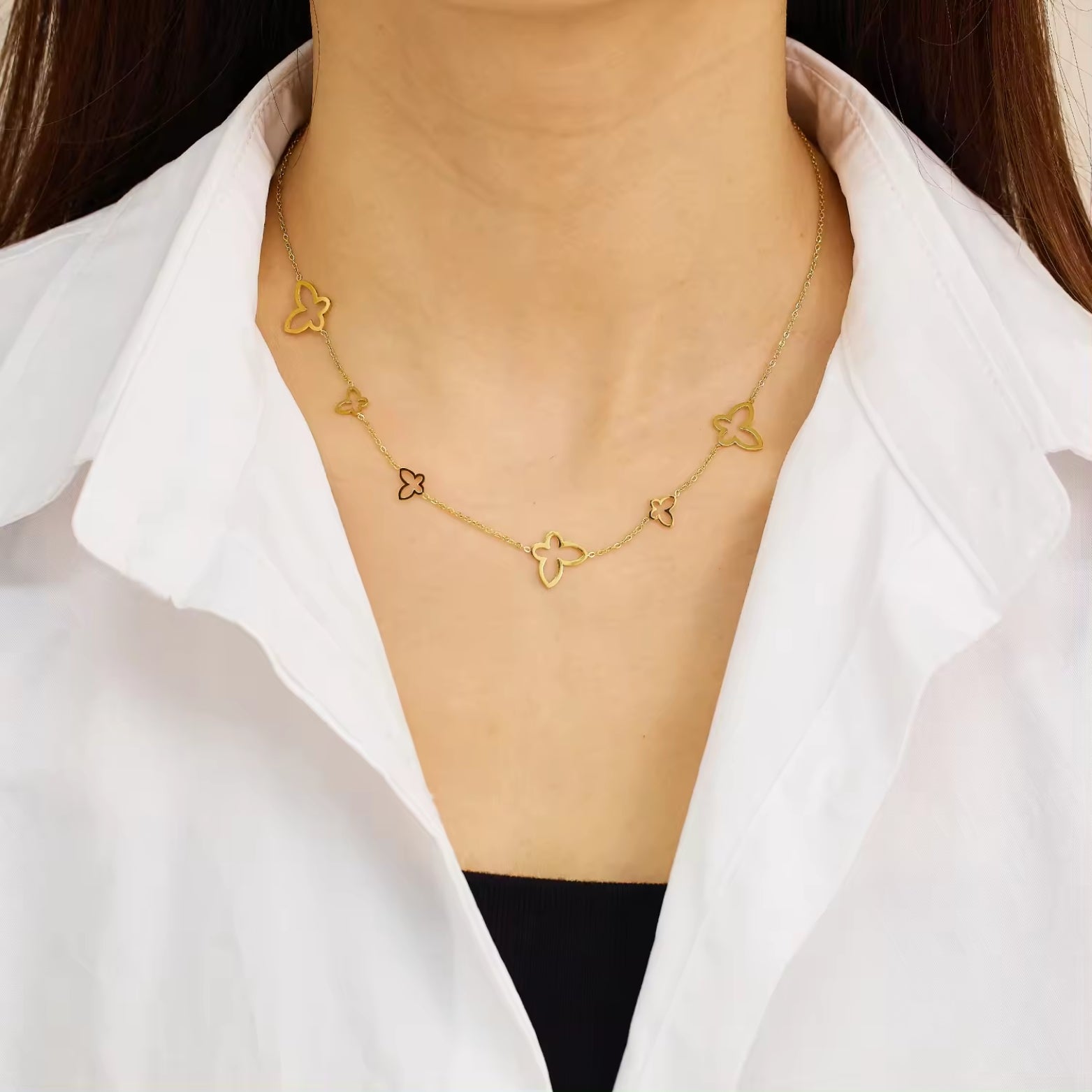 Zoe | Butterfly Charm Necklace