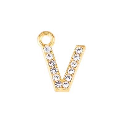 Mini Letters | Gold Plated Sparkling Charms