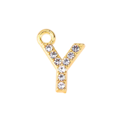 Mini Letters | Gold Plated Sparkling Charms