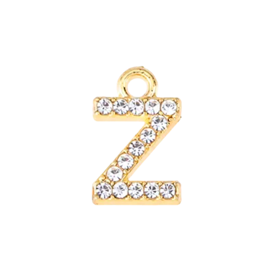 Mini Letters | Gold Plated Sparkling Charms