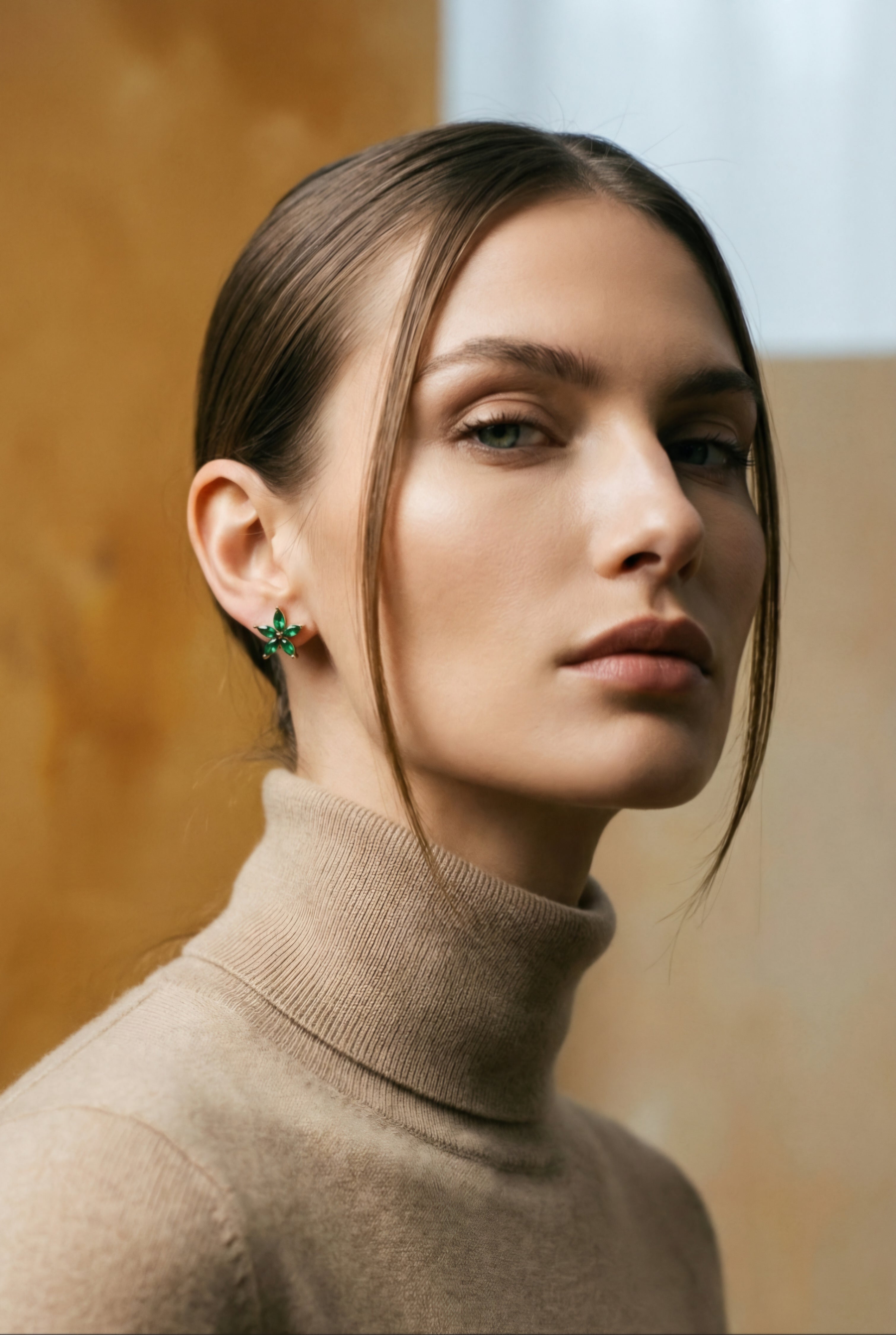 Isabella Leaf Studs