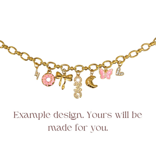 Custom Charm Bracelet (3, 5 or 7 charms)