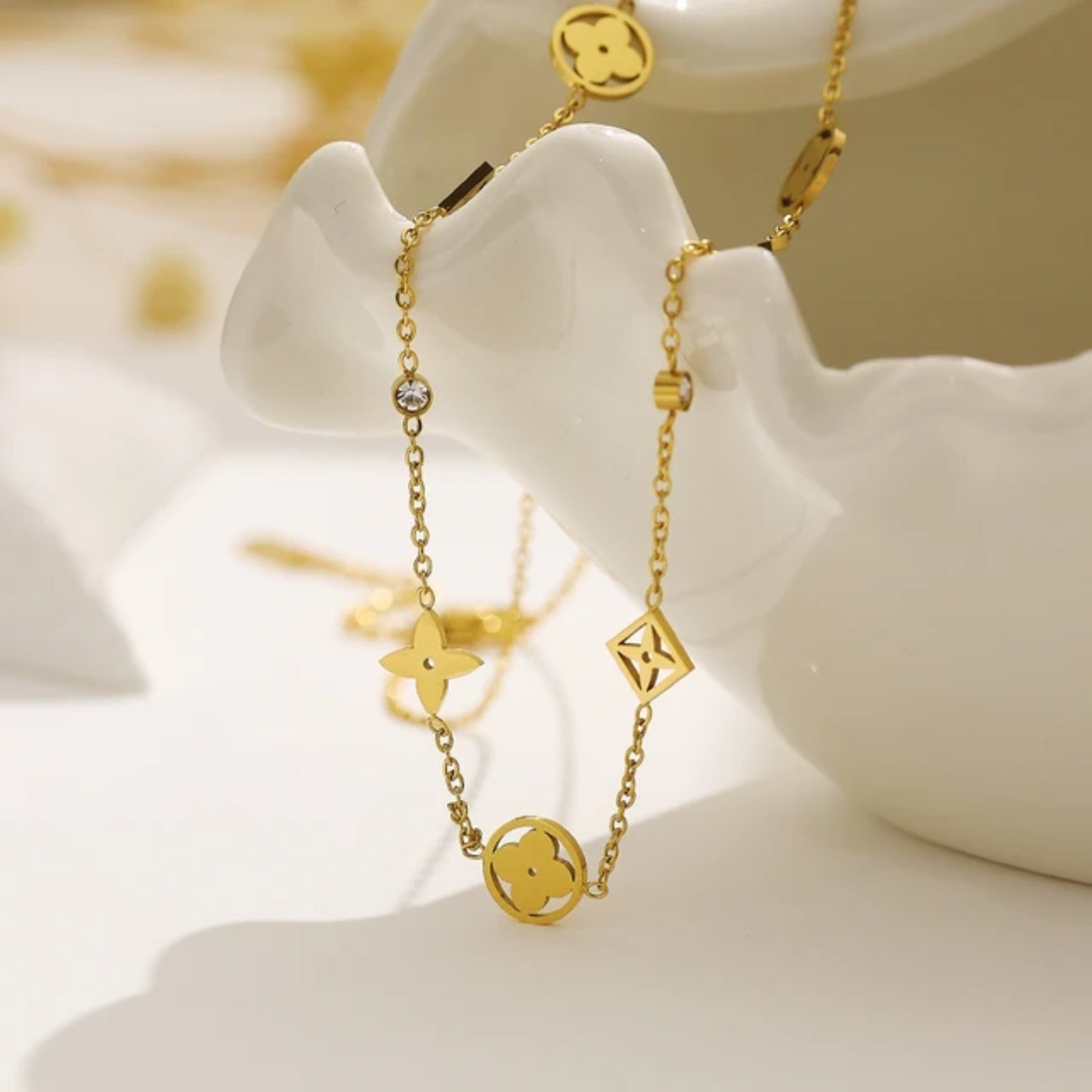 Eleni | Clover Charm Necklace
