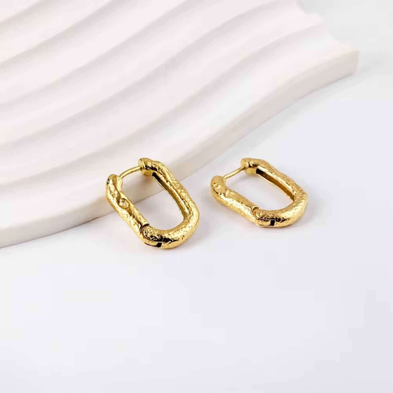 Chunky Hoop Earrings