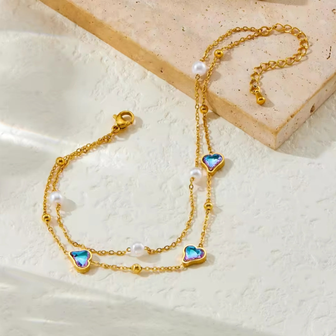 Aqua Pop Anklet