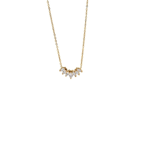Petal Arc Necklace