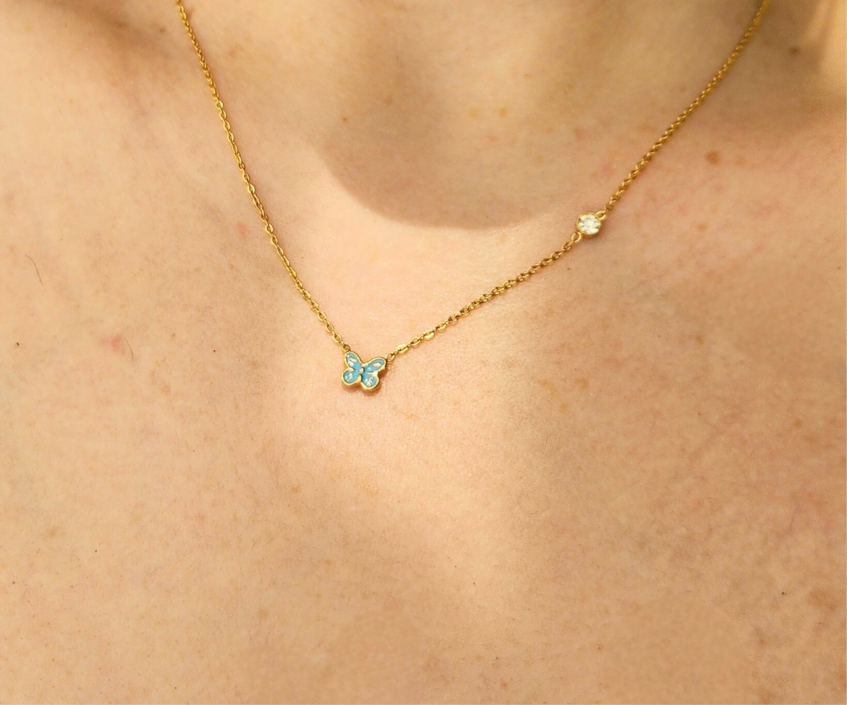 Luna | Butterfly Charm Necklace