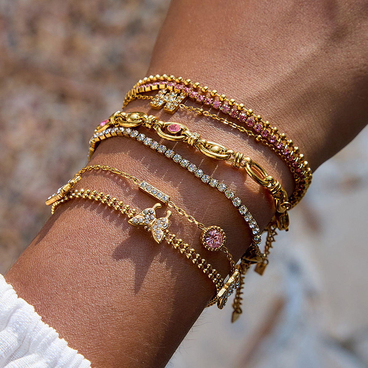 Pink Glow Bracelet