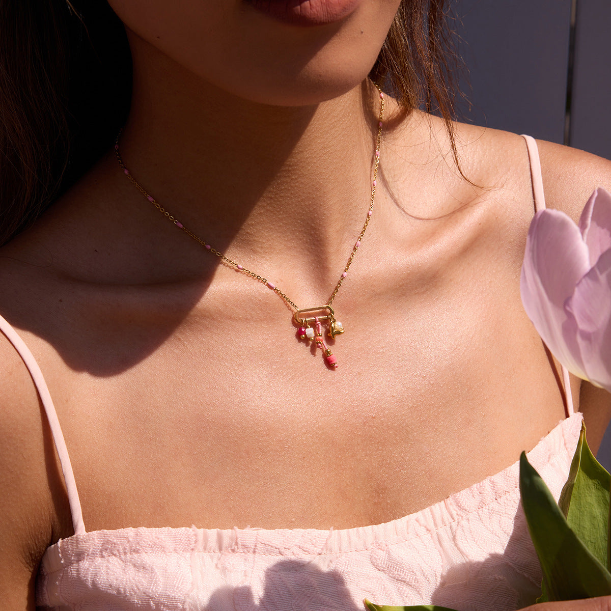 Candy Pendant Charm Necklace